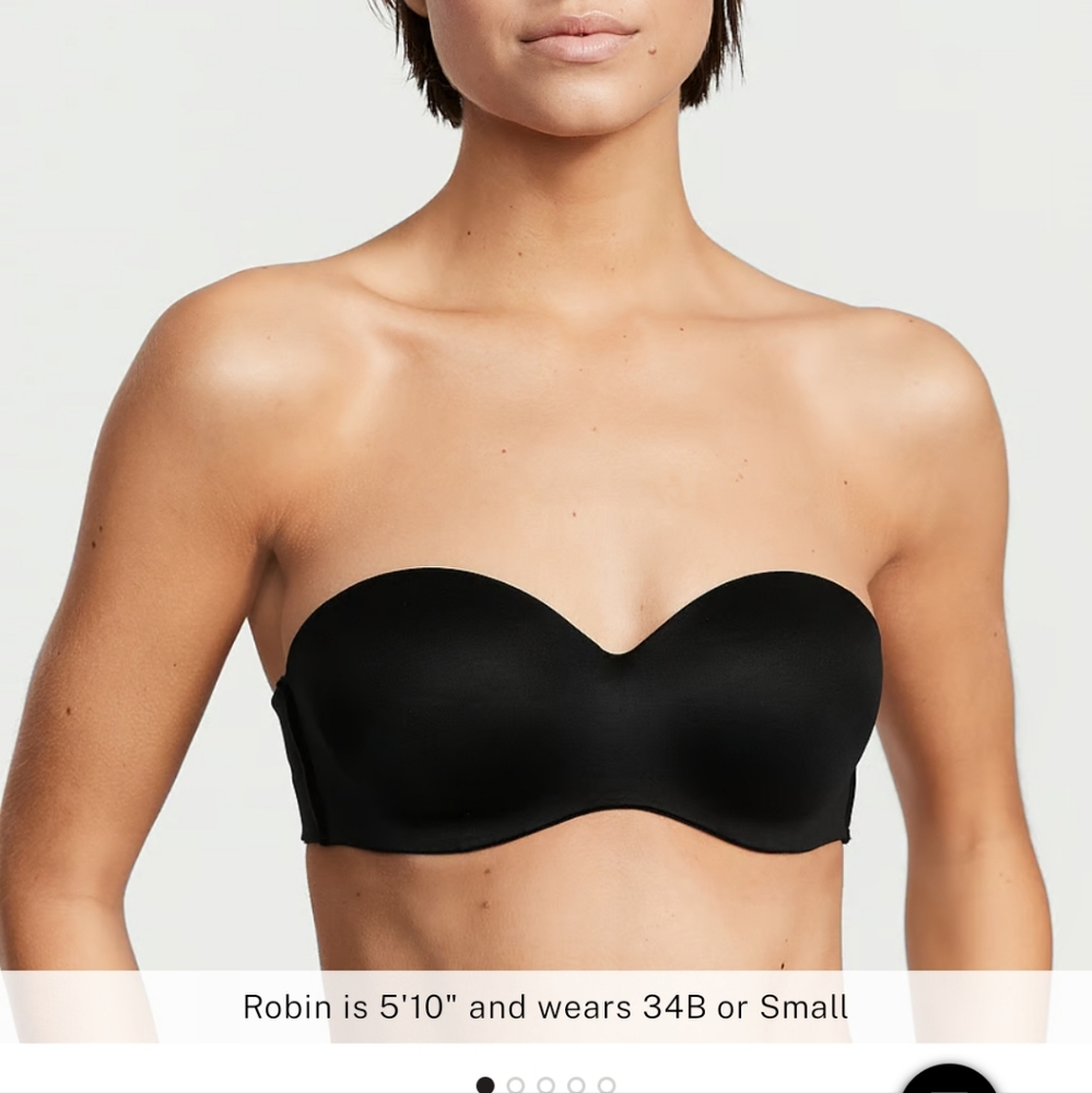 Strapless convertible bra